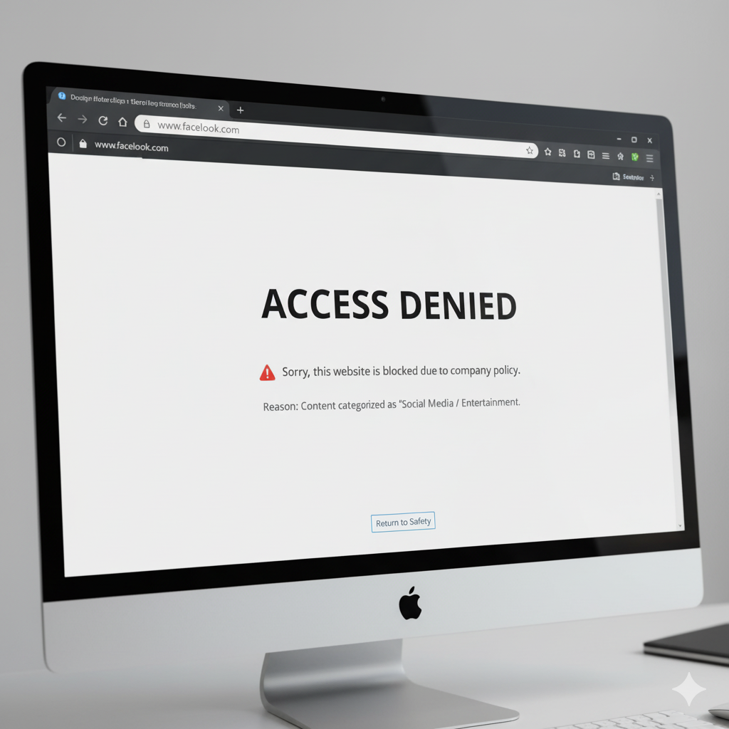 Ilustración de Filtrado de Contenido de Internet